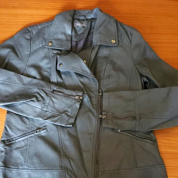 Faux Leather Jacket - Picture 1 of 4